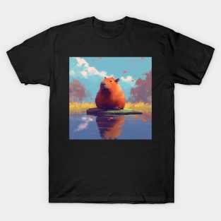 In Love with Capybaras: Delightful and Enchanting T-Shirt